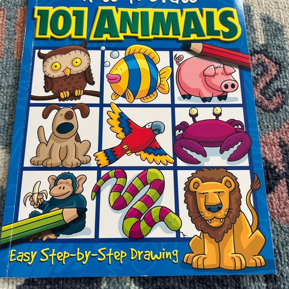 101 Animals Drawing Book